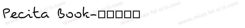 Pecita Book字体转换